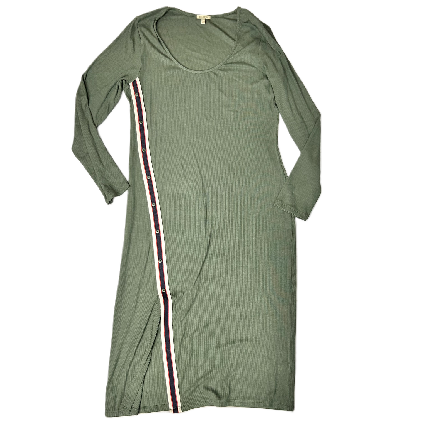 Dress Casual Maxi By Bordeaux In Green, Size: Xl