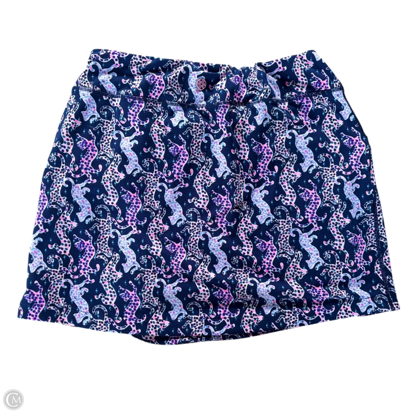 Skort Designer By Lilly Pulitzer In Blue & Purple, Size: L