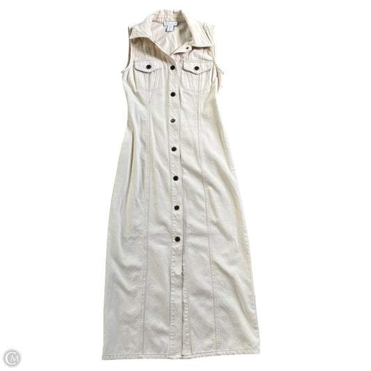 Dress Casual Maxi By House Of Harlow In Cream Denim, Size: Xs