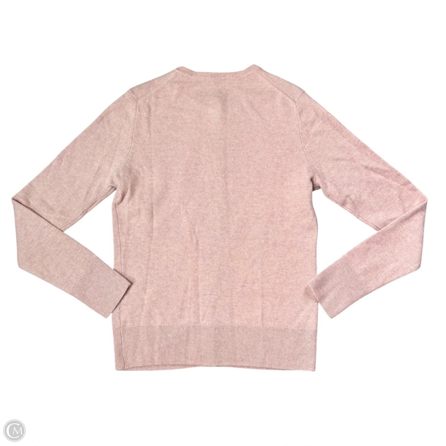 Sweater Cardigan Cashmere By Brooks Brothers In Pink, Size: S