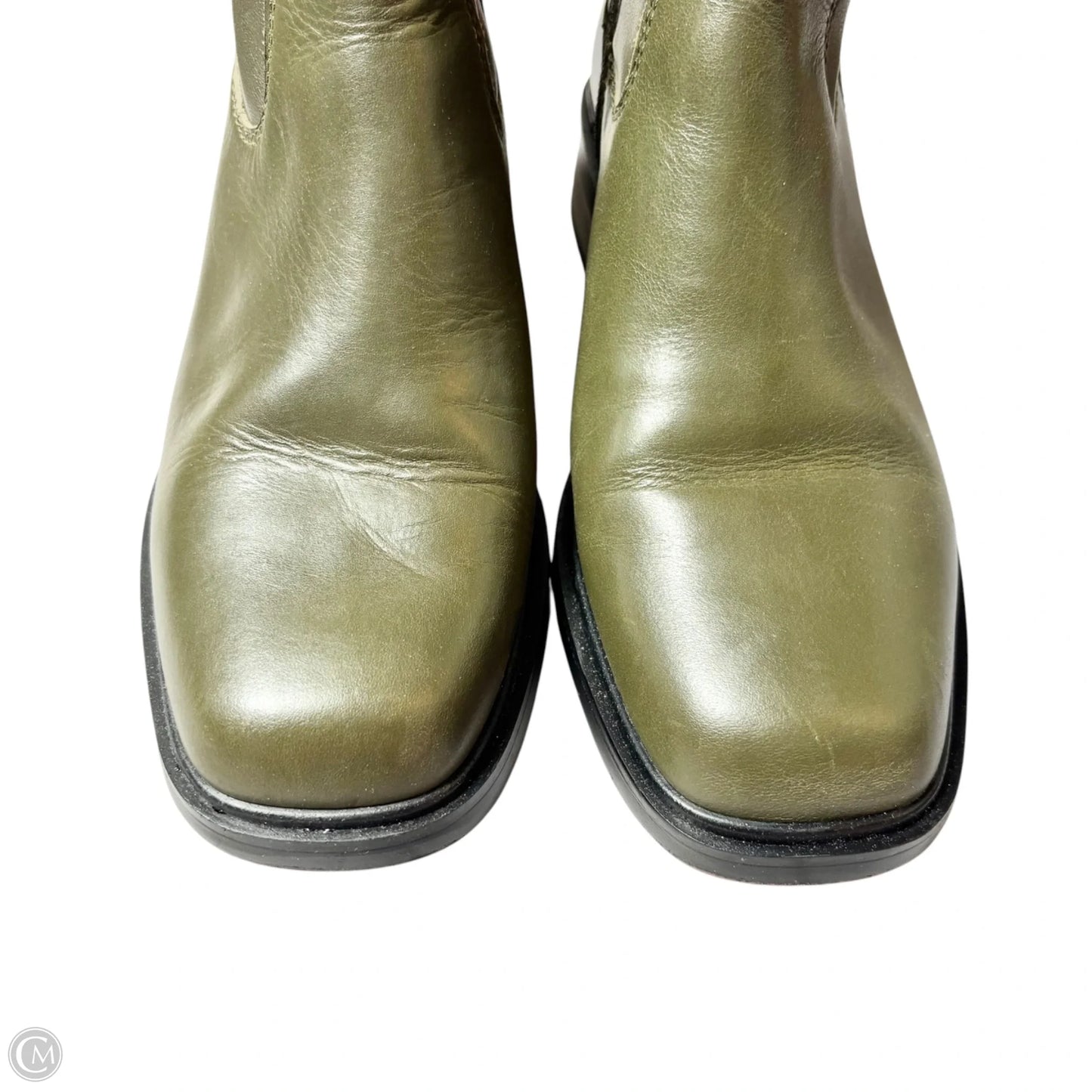 Boots Ankle Flats By Franco Sarto In Green, Size: 6.5