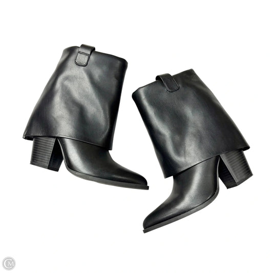 Boots Ankle Heels By Steve Madden In Black, Size: 7