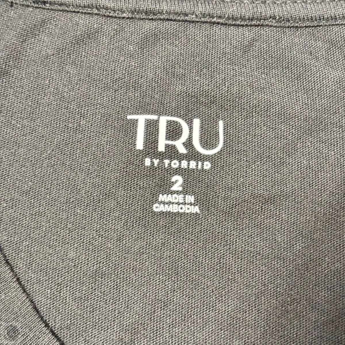 Top Long Sleeve Basic By Torrid In Black, Size: 2x