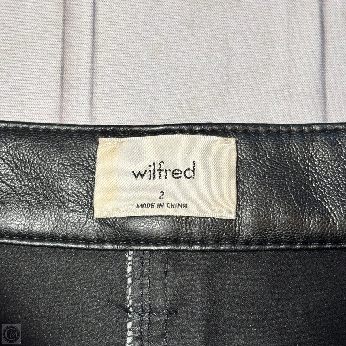 Jeans Straight By Wilfred In Black, Size: 2