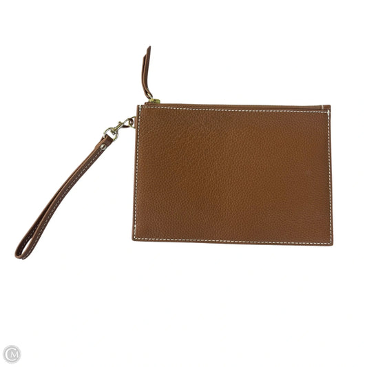 Clutch Leather By Quince, Size: Small