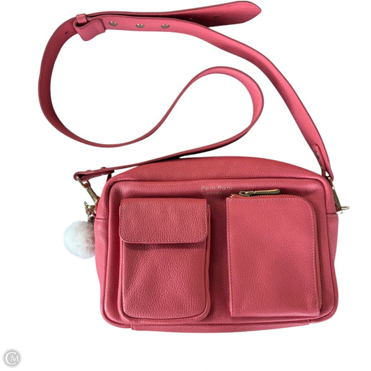 Crossbody Leather By Pom Pom London Size: Medium