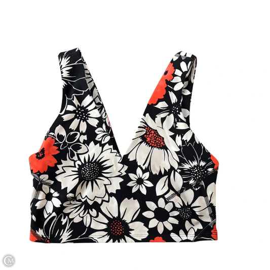 Athletic Bra By Free People In Floral Print, Size: S