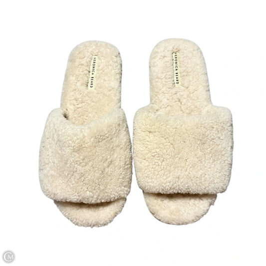 Slippers By Veronica Beard In Cream, Size: 9