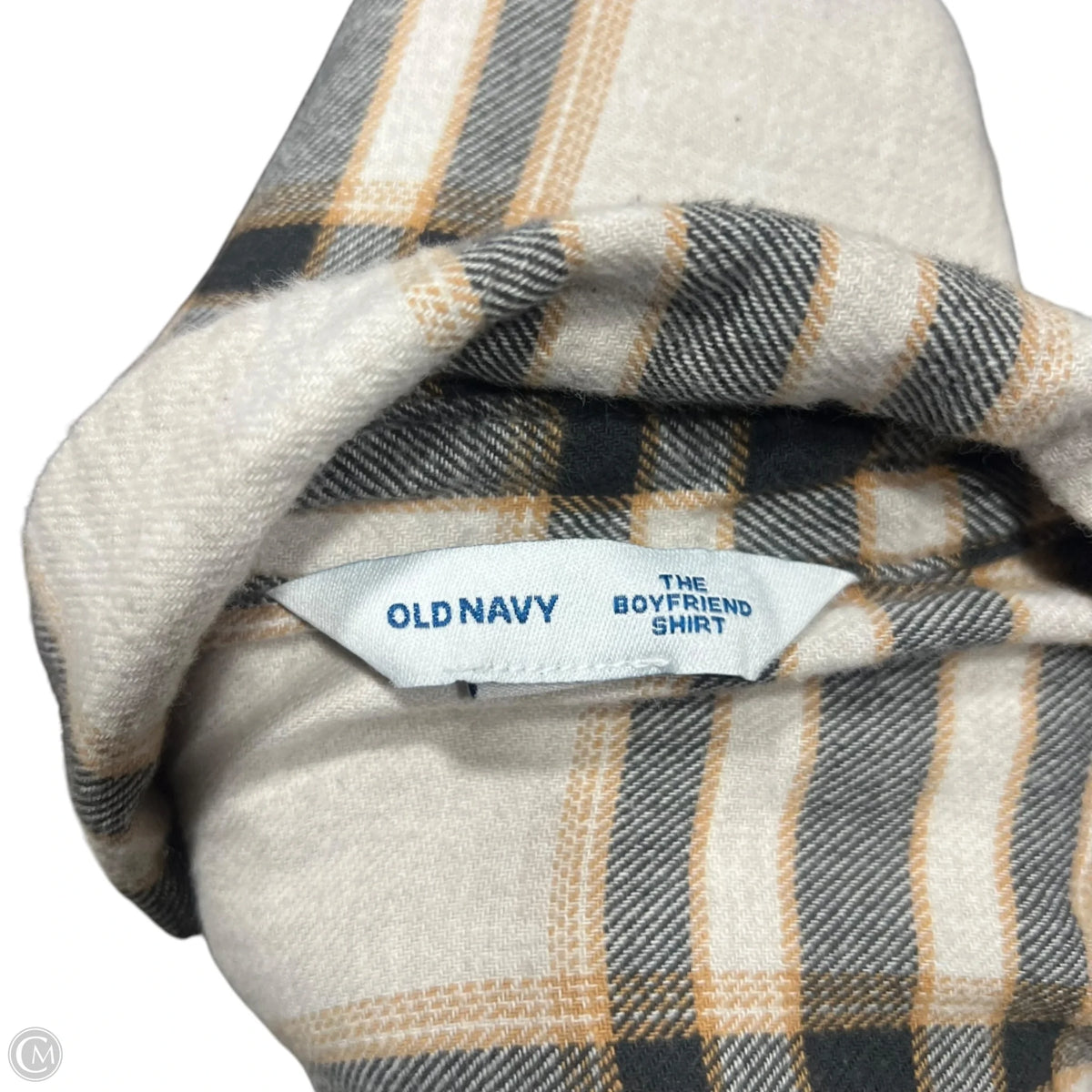 Top Long Sleeve By Old Navy In Plaid Pattern, Size: Xxl