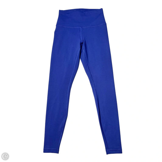 Athletic Leggings By Lululemon In Blue, Size: M