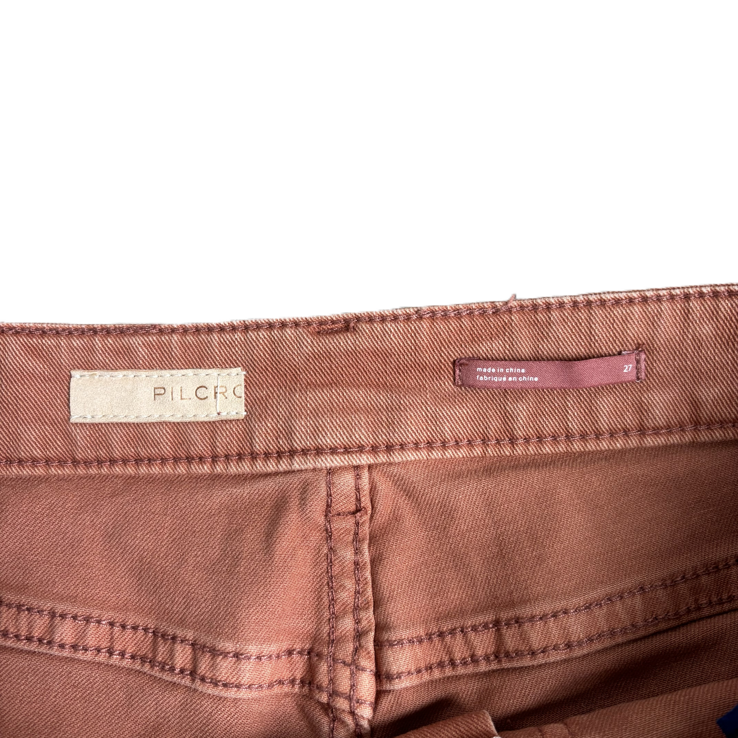 Jeans Flared By Pilcro In Brown, Size: 4