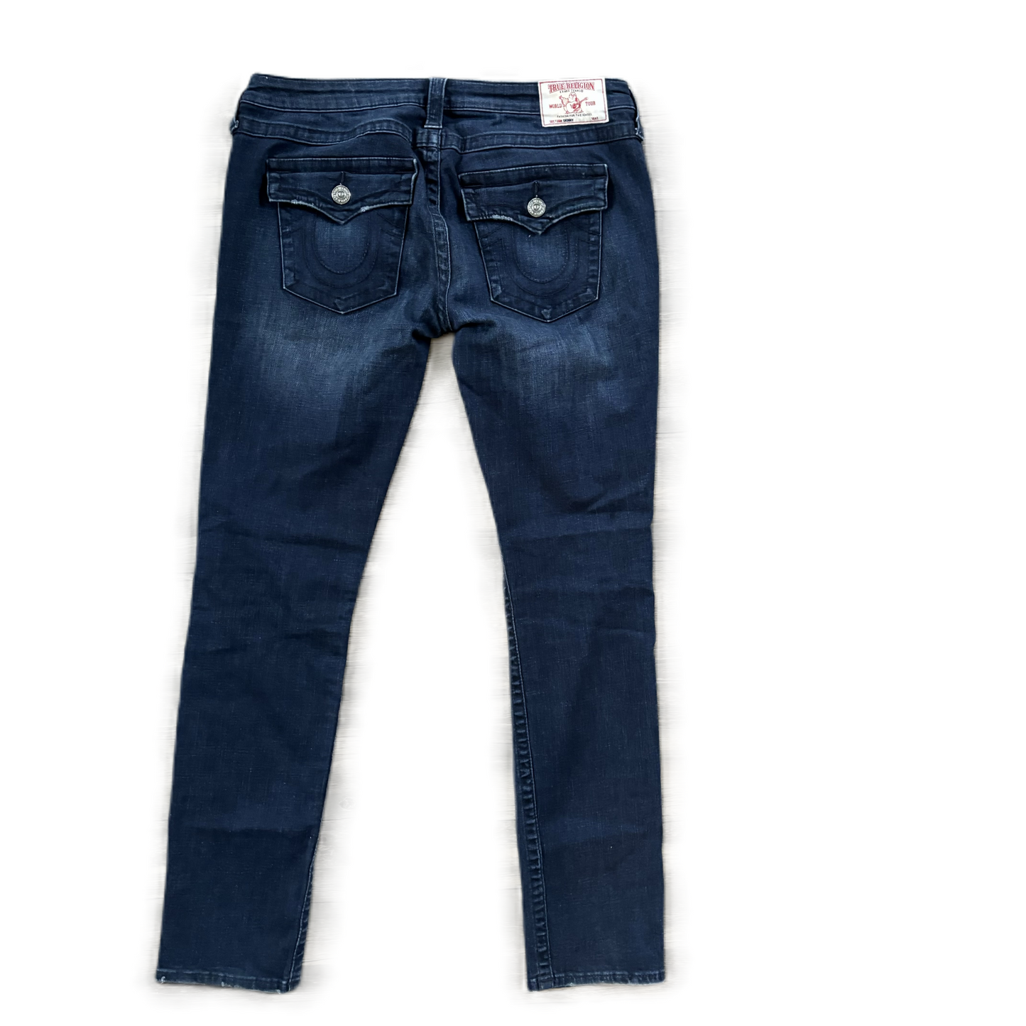 Jeans Straight By True Religion In Blue Denim, Size: 14