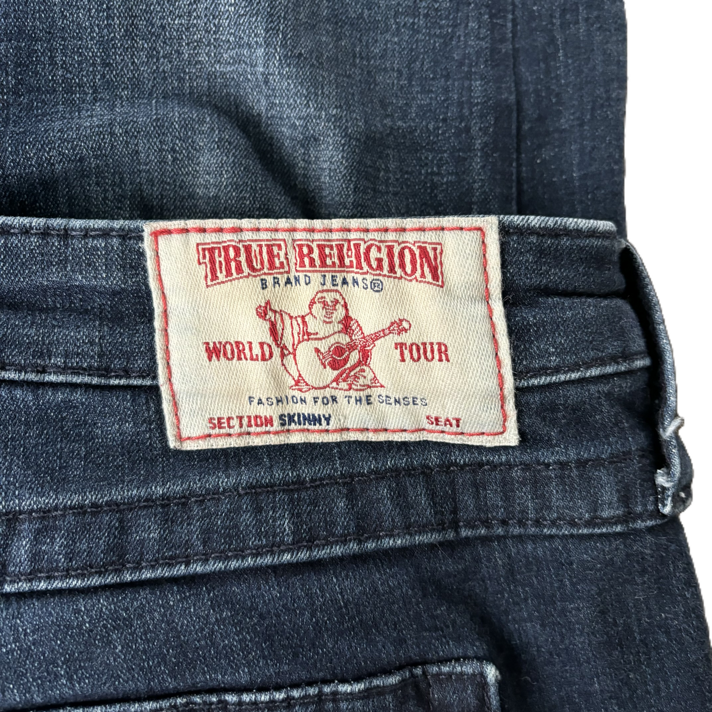 Jeans Straight By True Religion In Blue Denim, Size: 14