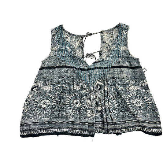 Top Sleeveless By Free People In Blue, Size: S