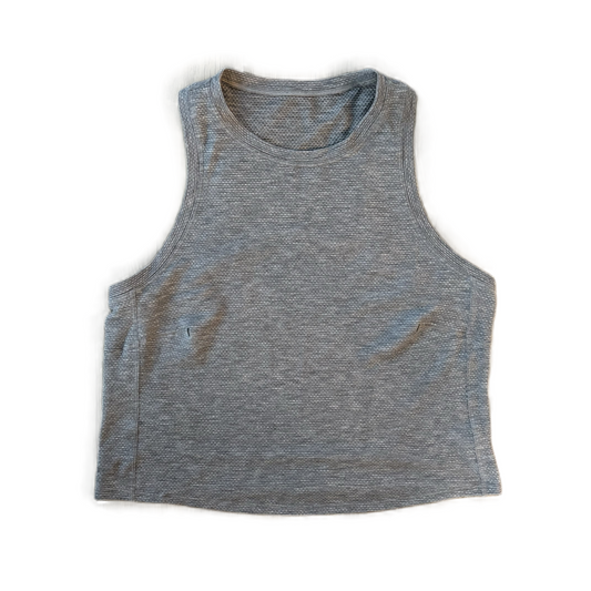 Athletic Tank Top By Lululemon In Grey, Size: Xs