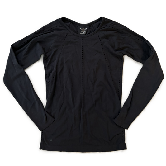 Top Long Sleeve By Athleta In Black, Size: Xs