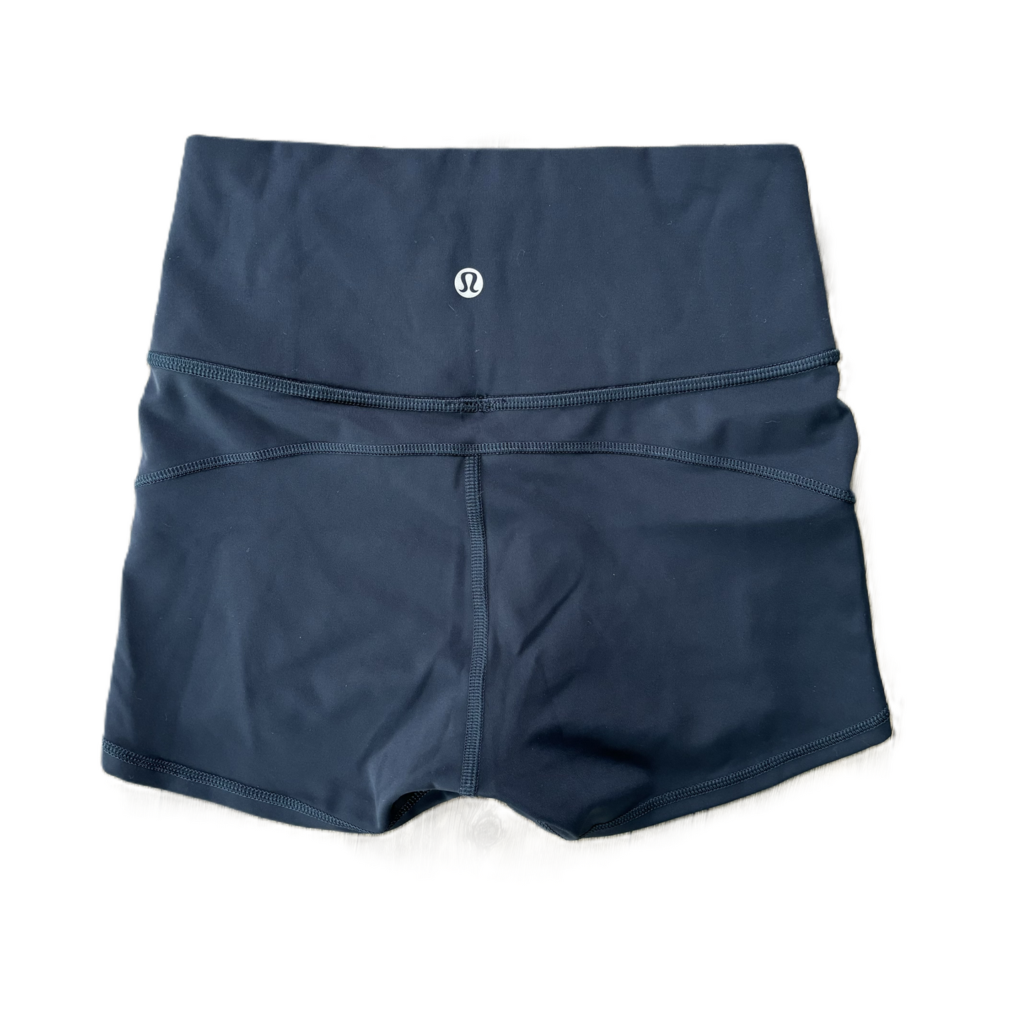 Athletic Shorts By Lululemon In Blue, Size: 4