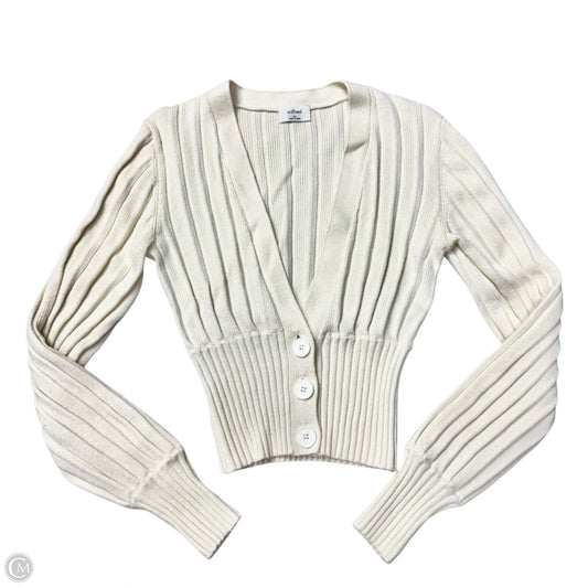 Sweater Cardigan By Wilfred In Cream, Size: Xs