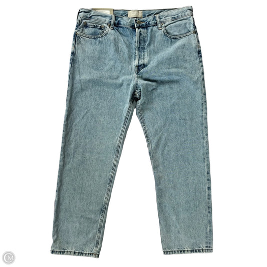 Jeans Straight By Everlane In Blue Denim, Size: 10