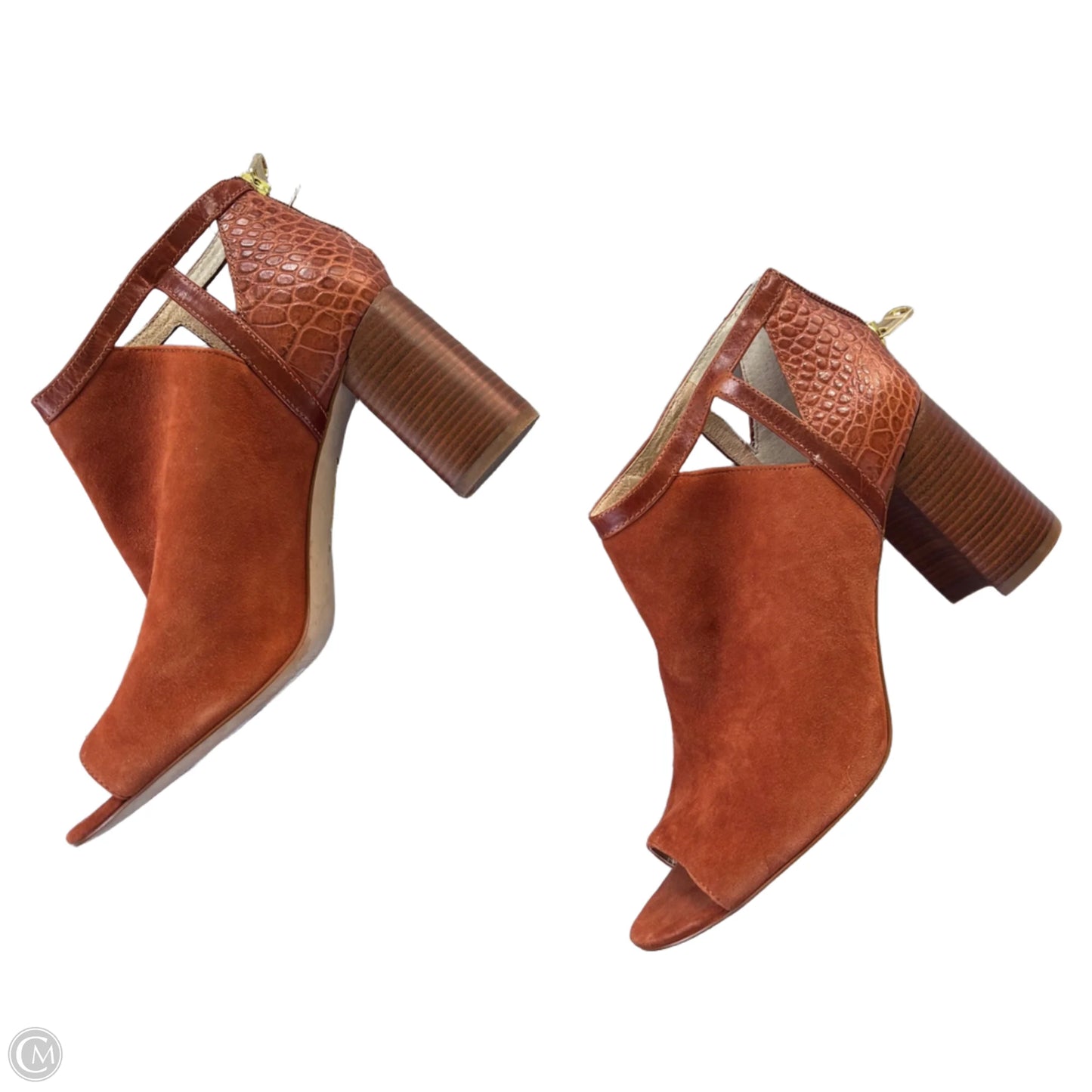 Boots Ankle Heels By Louise Et Cie  In Brown, Size: 9