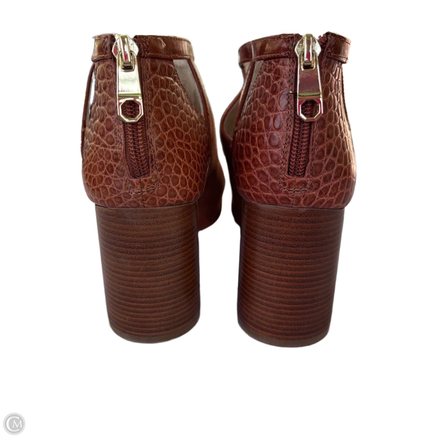 Boots Ankle Heels By Louise Et Cie  In Brown, Size: 9