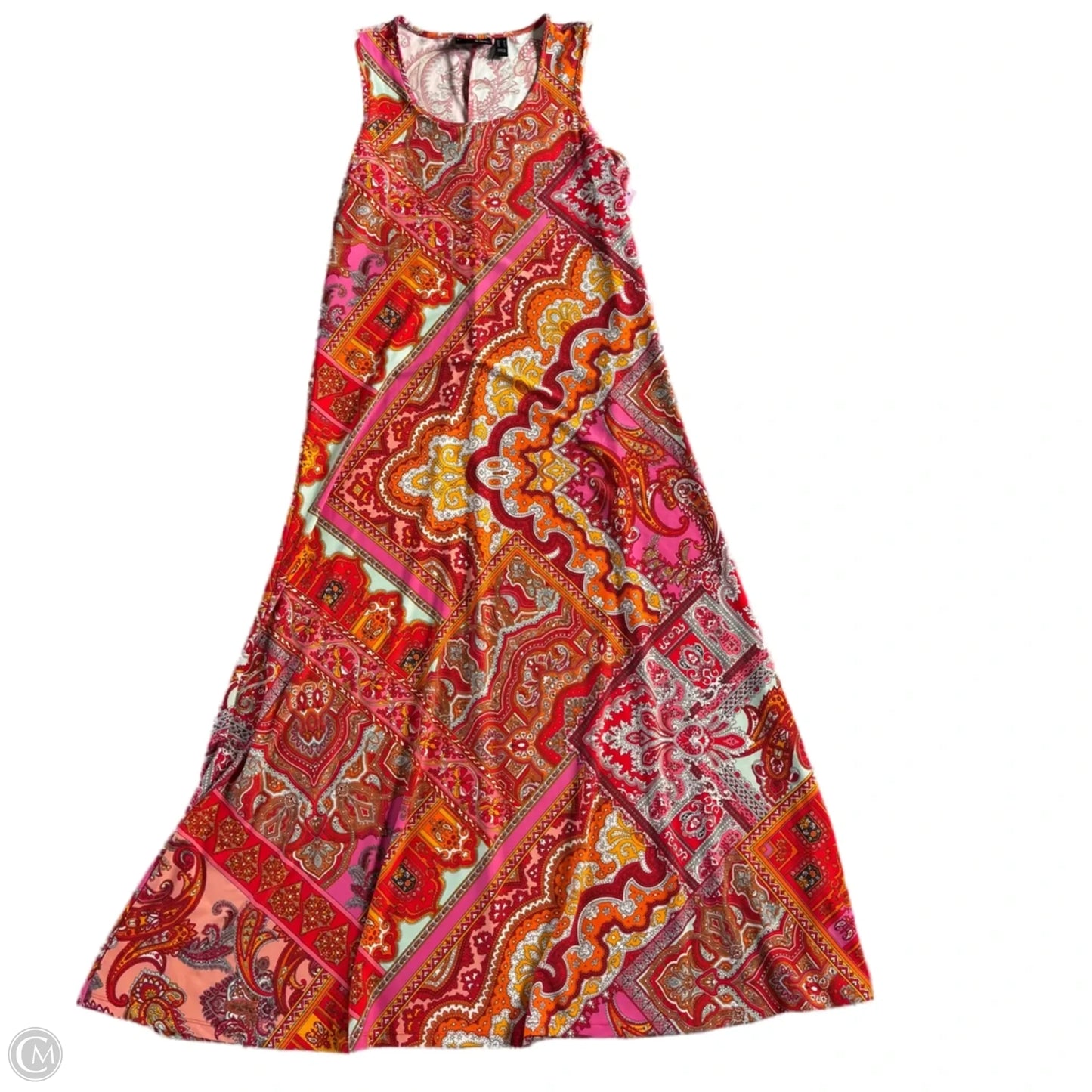 Dress Casual Maxi By Attitudes By Renee In Multi-colored, Size: M