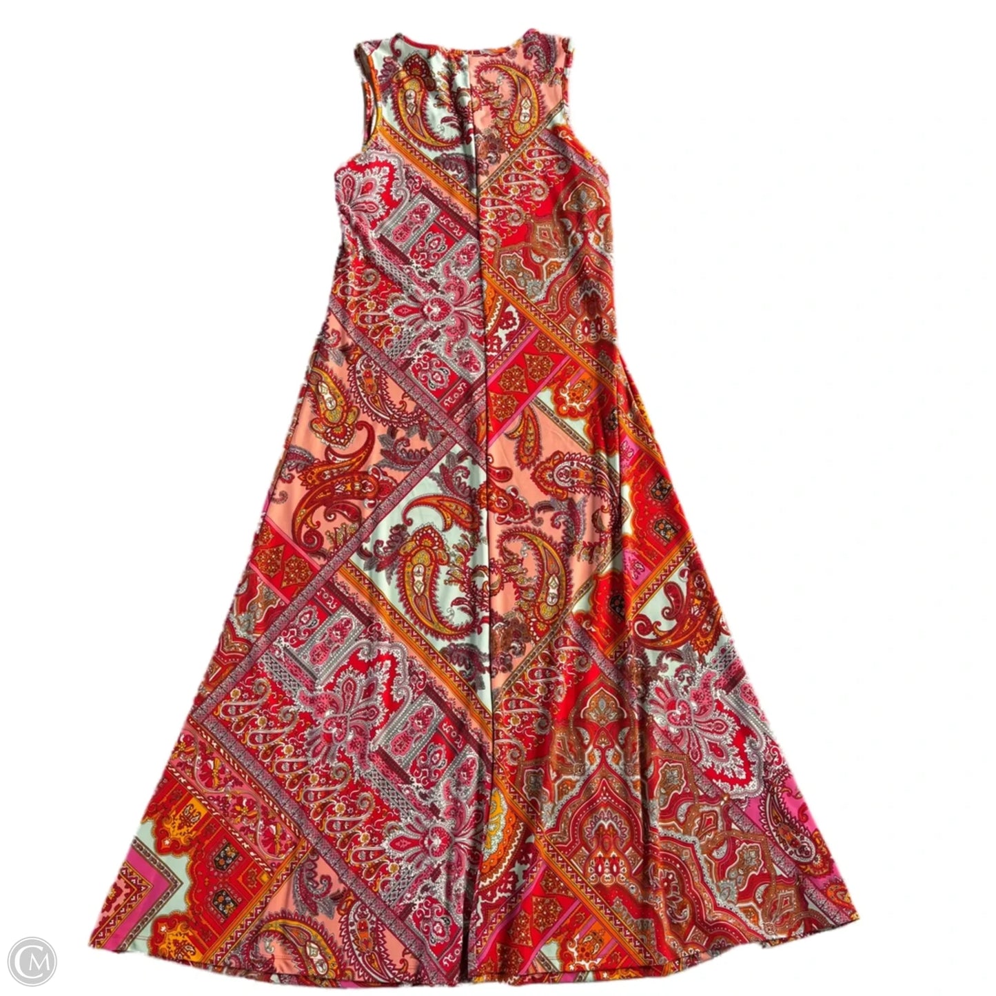 Dress Casual Maxi By Attitudes By Renee In Multi-colored, Size: M