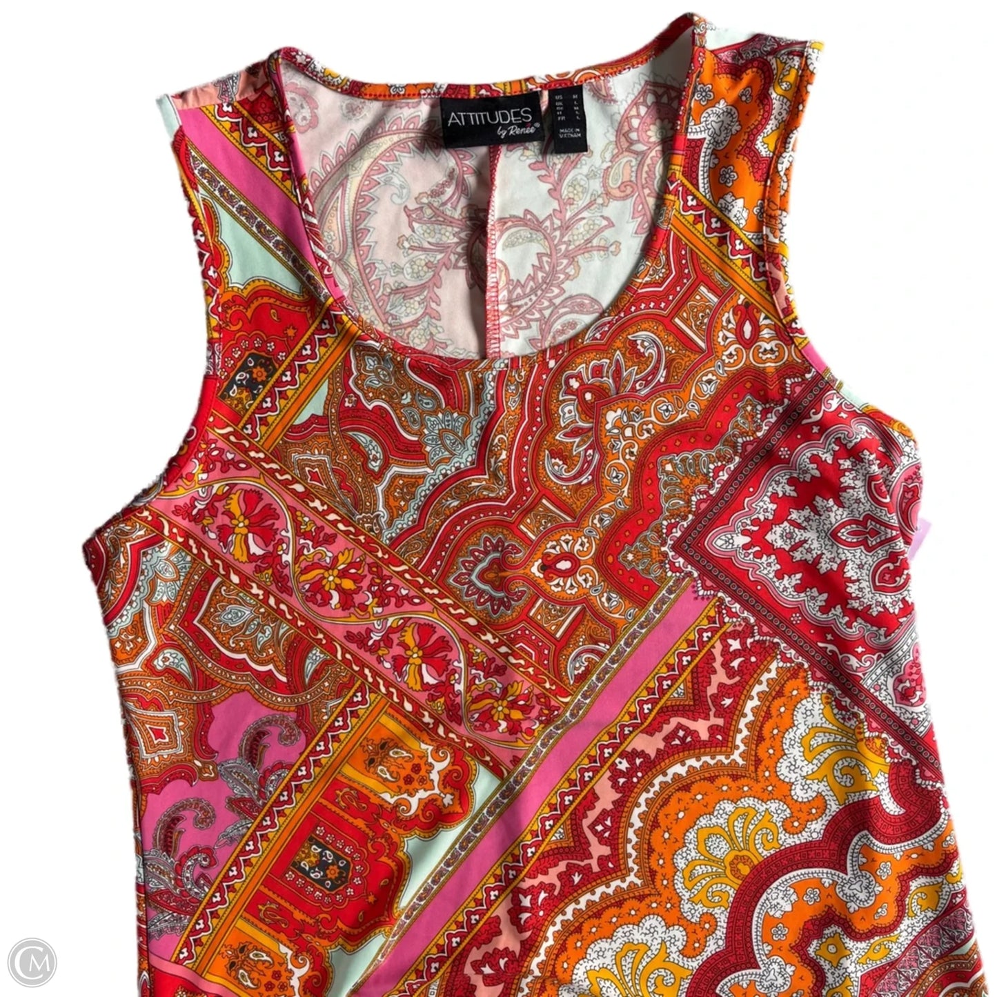 Dress Casual Maxi By Attitudes By Renee In Multi-colored, Size: M