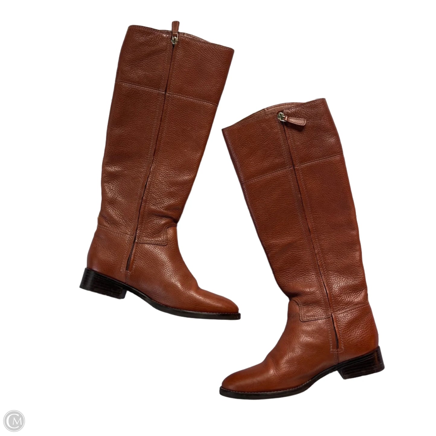 Boots Designer By Tory Burch In Brown, Size: 6.5