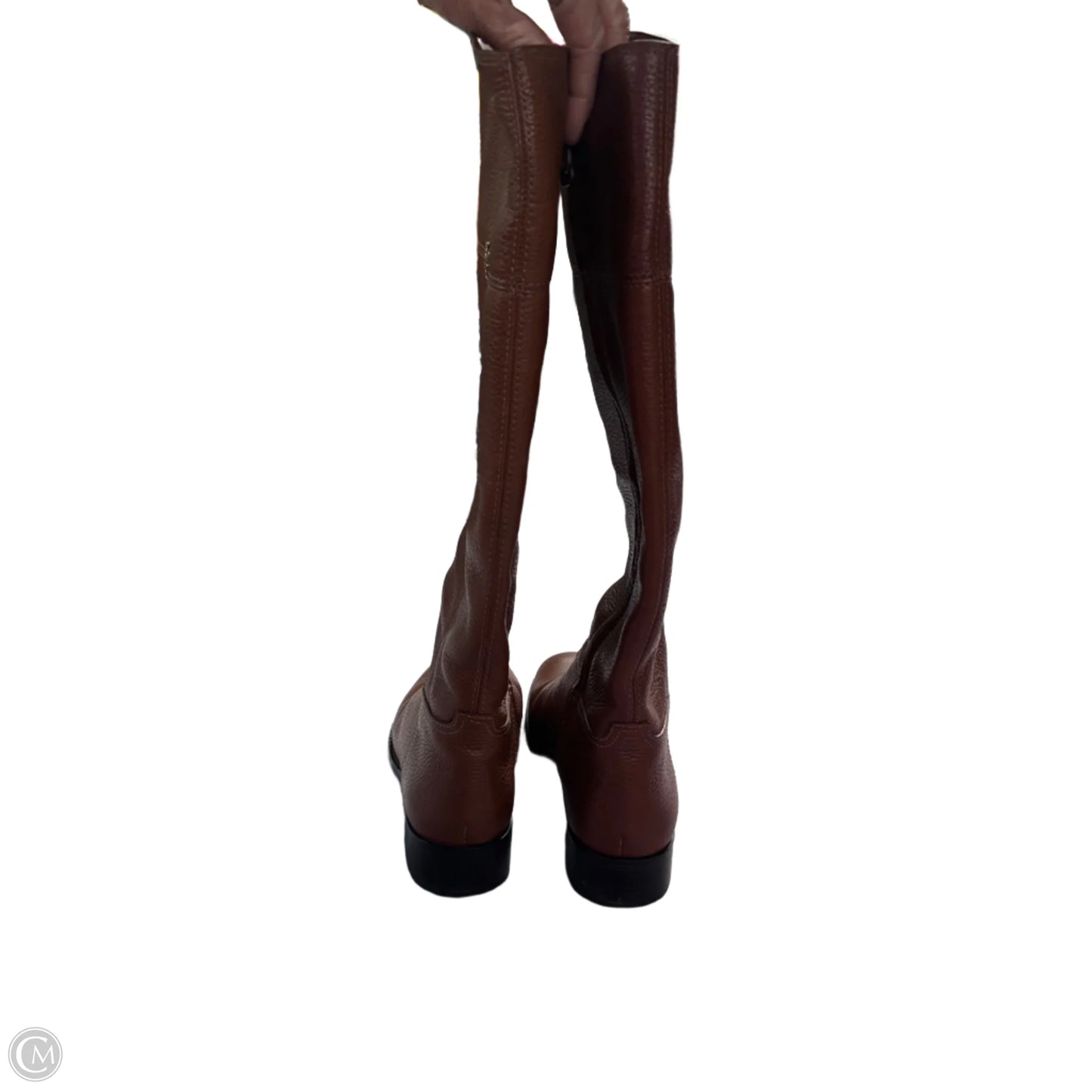 Boots Designer By Tory Burch In Brown, Size: 6.5