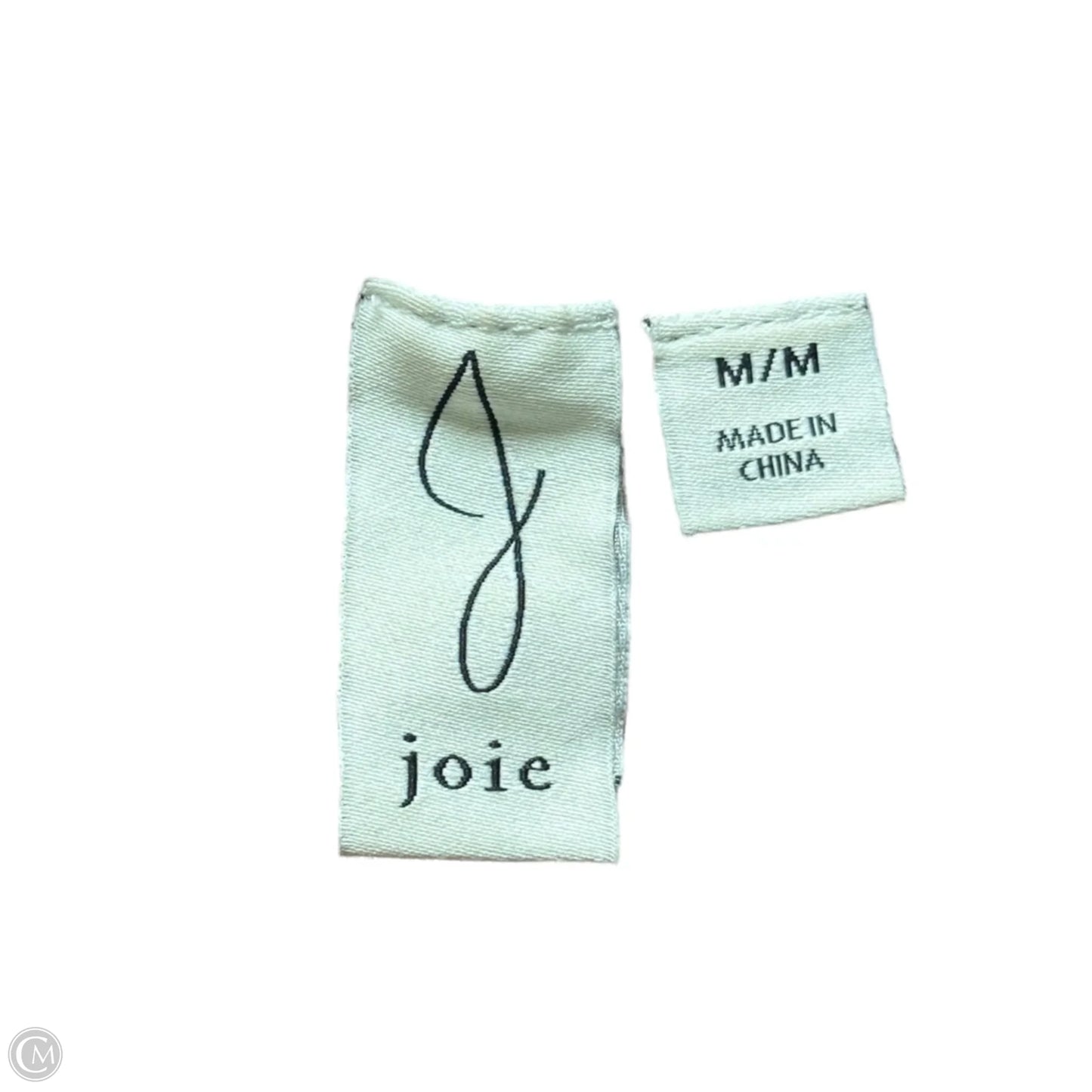 Blouse Long Sleeve By Joie In Black & Brown, Size: M