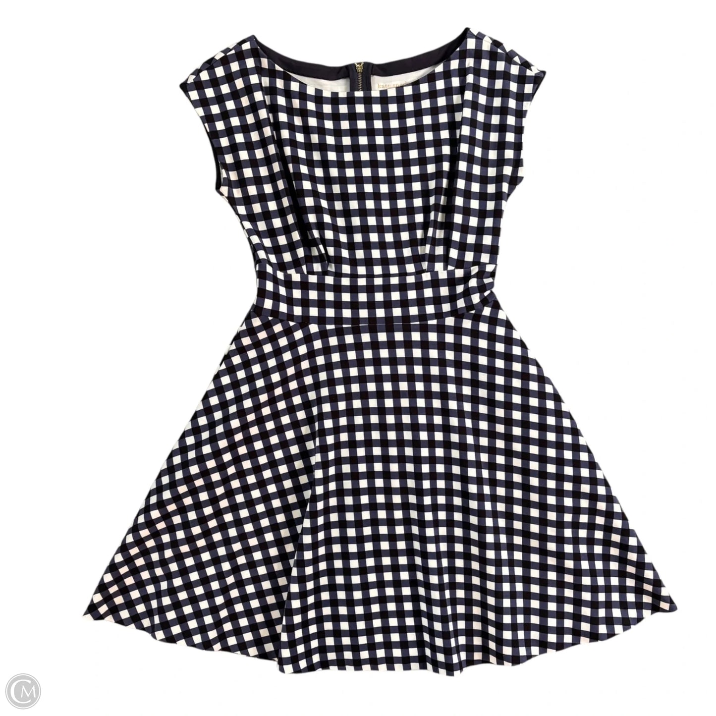 Dress Designer By Kate Spade In Plaid Pattern, Size: S