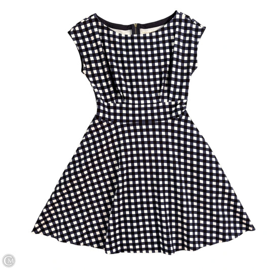 Dress Designer By Kate Spade In Plaid Pattern, Size: S