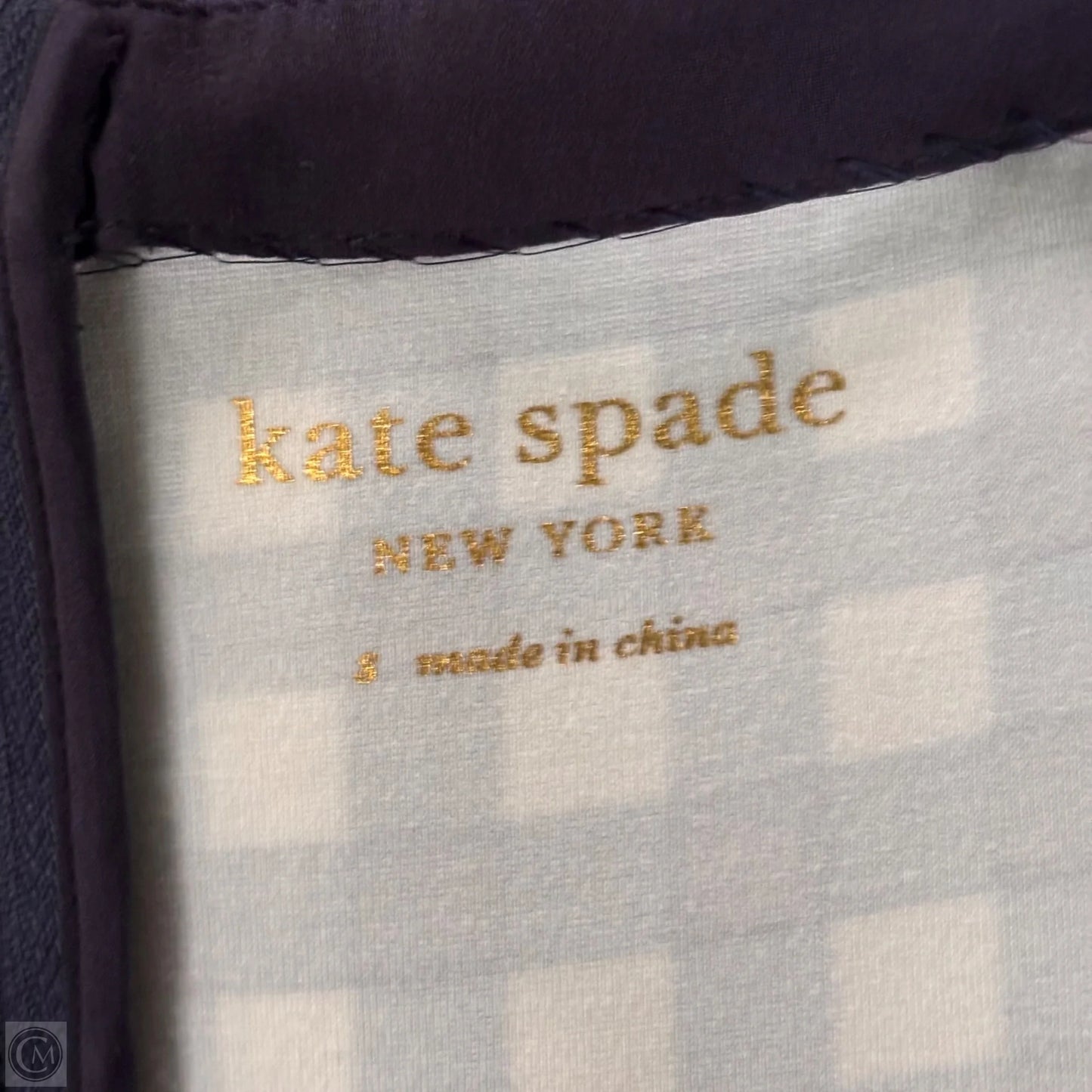 Dress Designer By Kate Spade In Plaid Pattern, Size: S