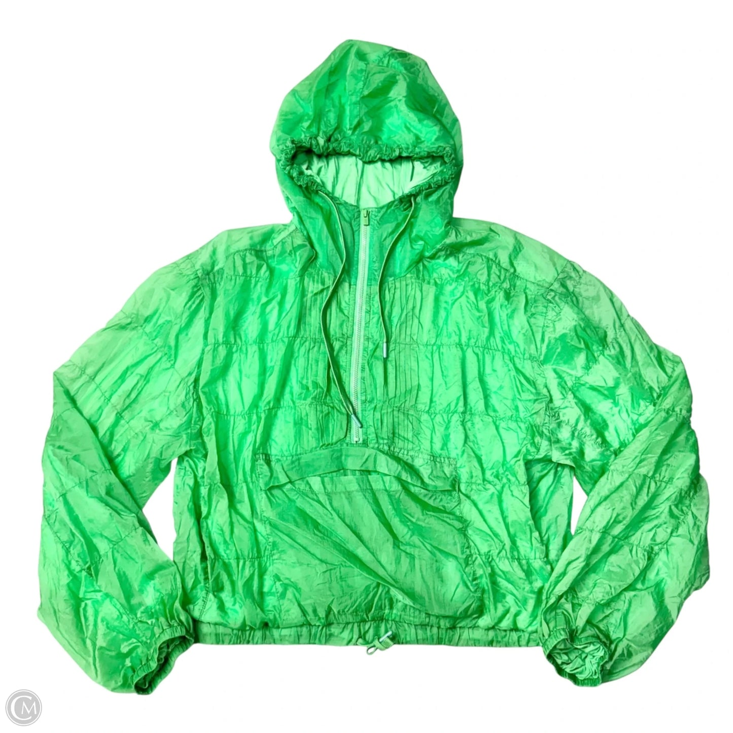 Athletic Jacket By Free People In Green, Size: M