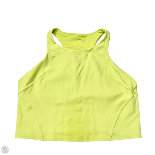 Athletic Tank Top By Lululemon In Green, Size: L