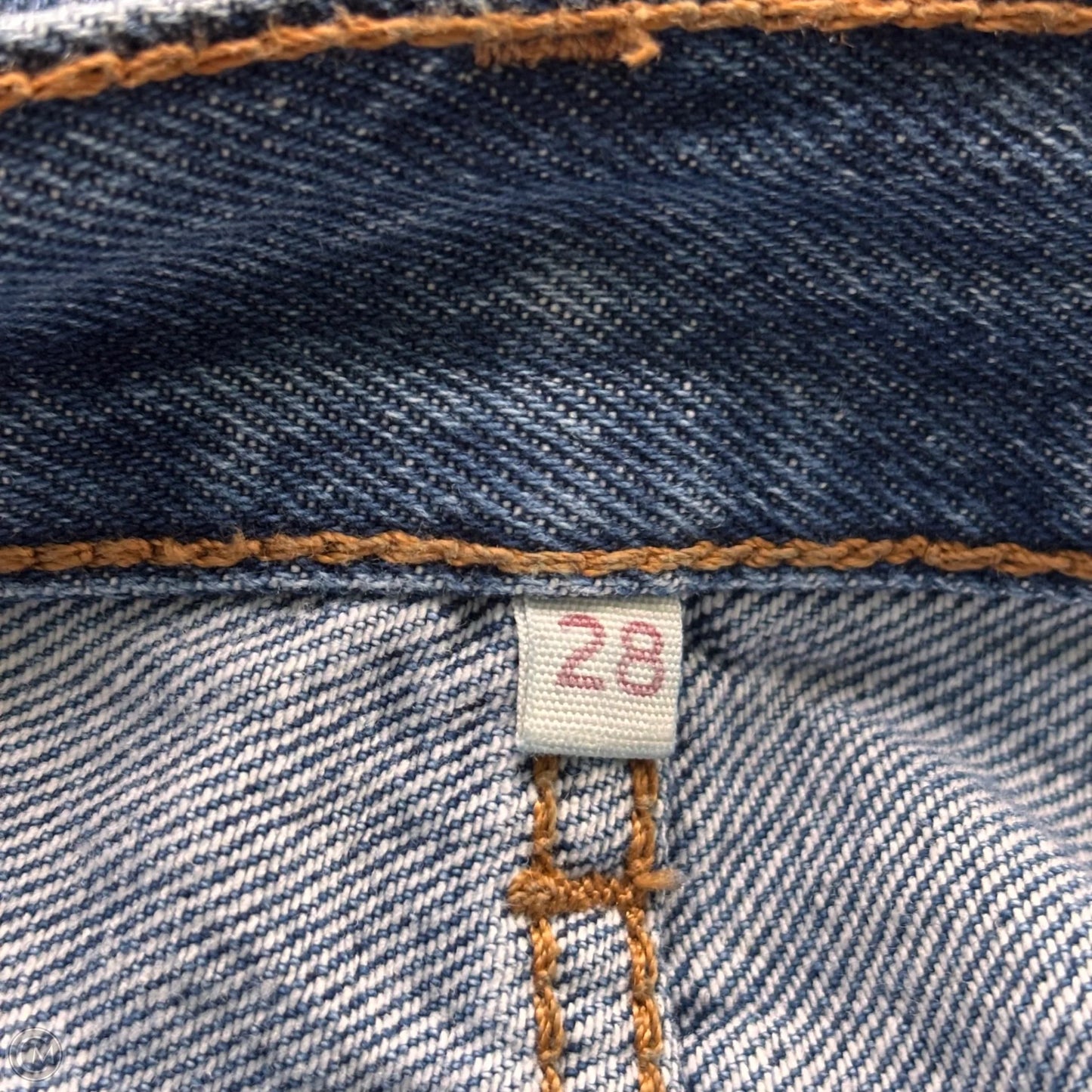 Skirt Midi By Levis In Blue Denim, Size: 6