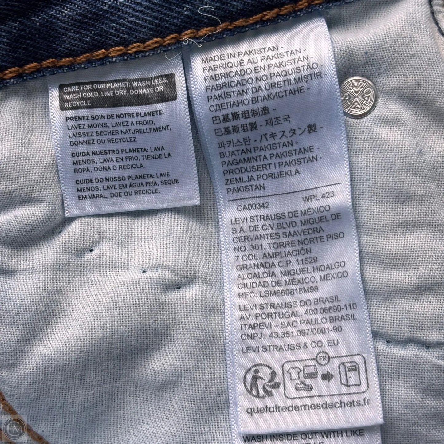Skirt Midi By Levis In Blue Denim, Size: 6