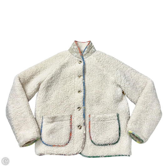 Jacket Puffer & Quilted By Mable In Cream, Size: S