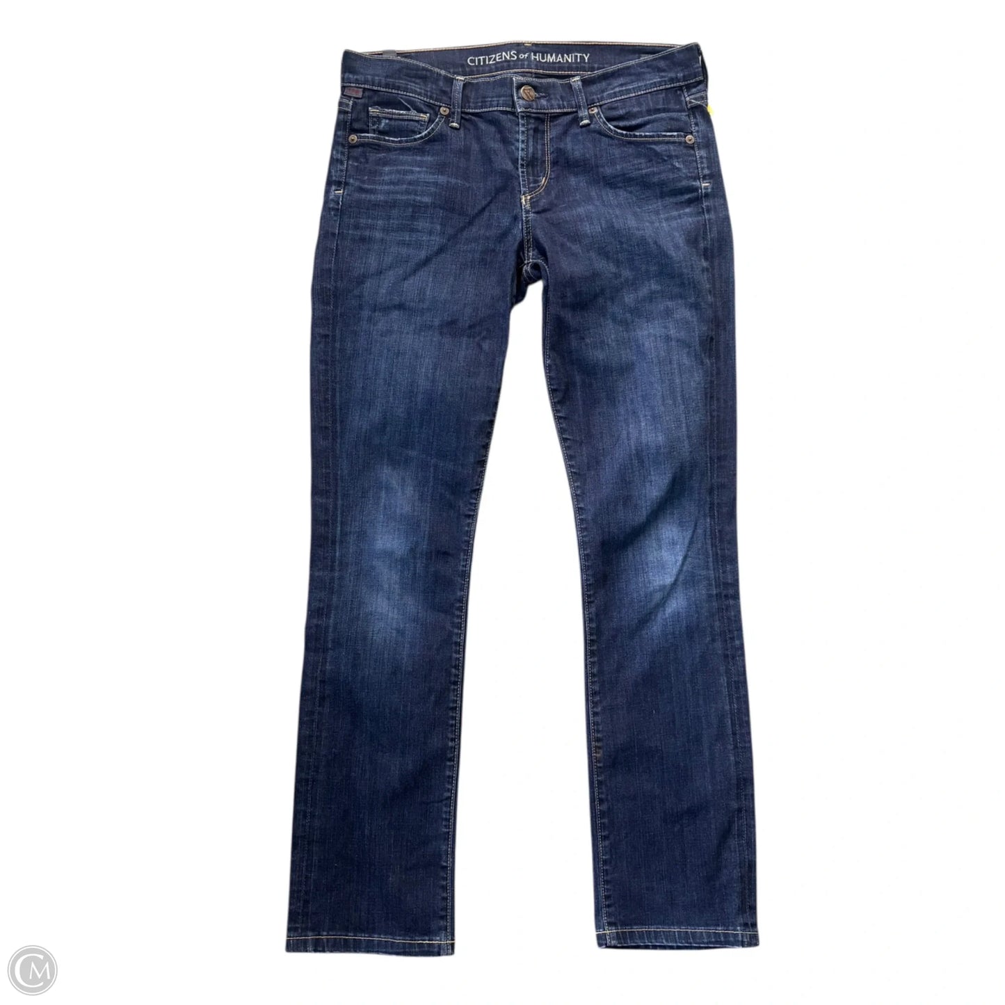 Jeans Straight By Citizens Of Humanity In Blue Denim, Size: 6