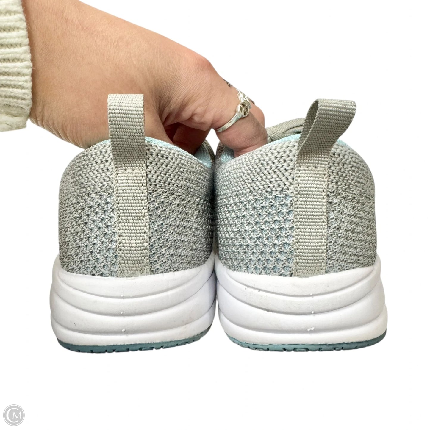 Shoes Athletic By Propét In Blue & Grey, Size: 8