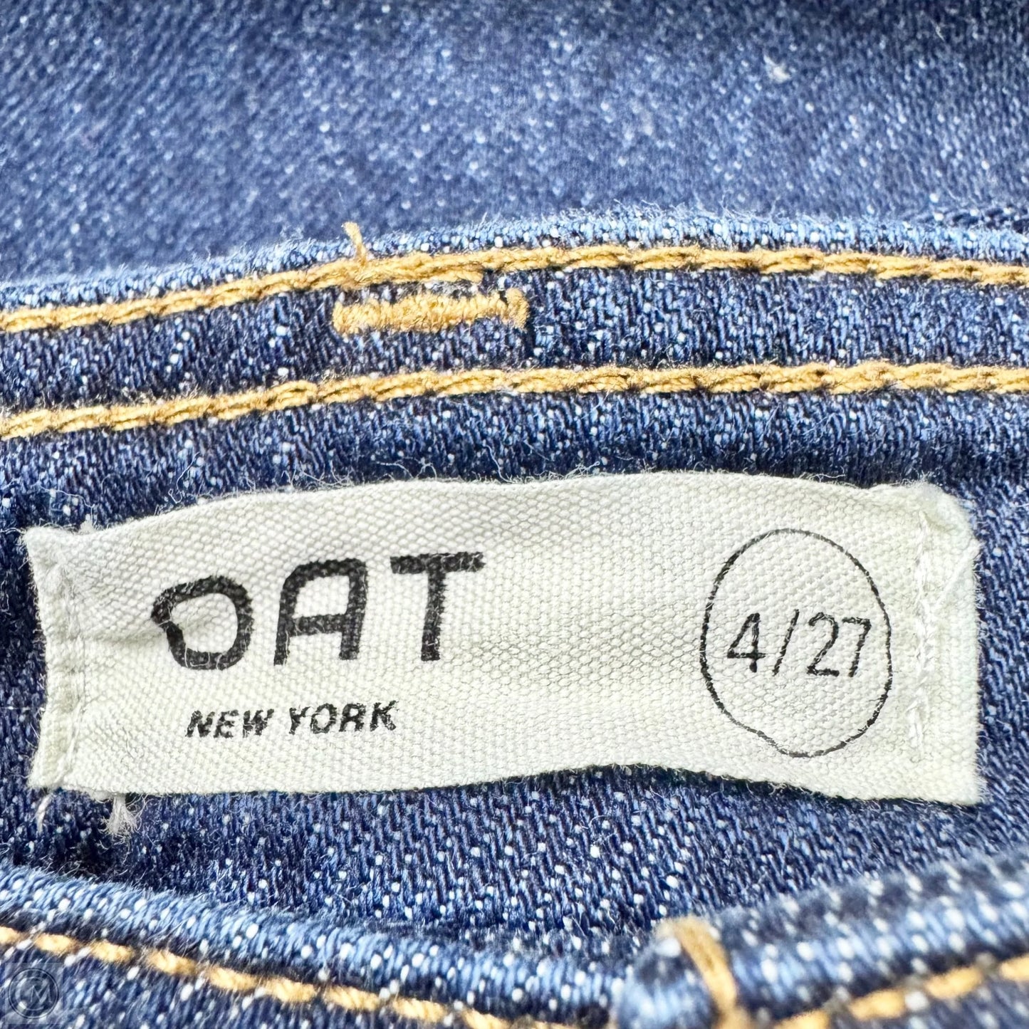 Jeans Boot Cut By Oat In Blue Denim, Size: 4