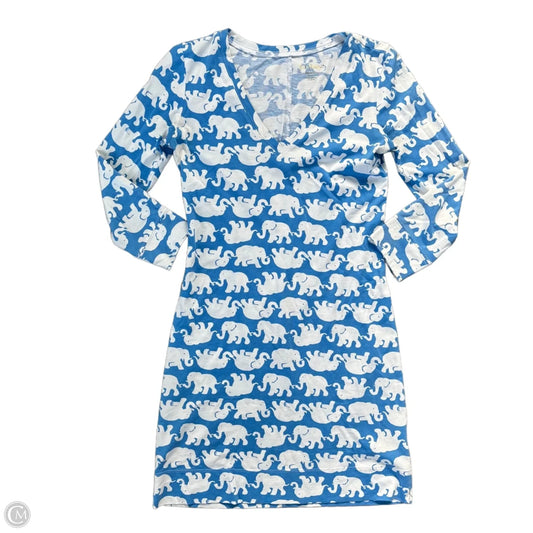 Dress Designer By Lilly Pulitzer In Blue & White, Size: Xs