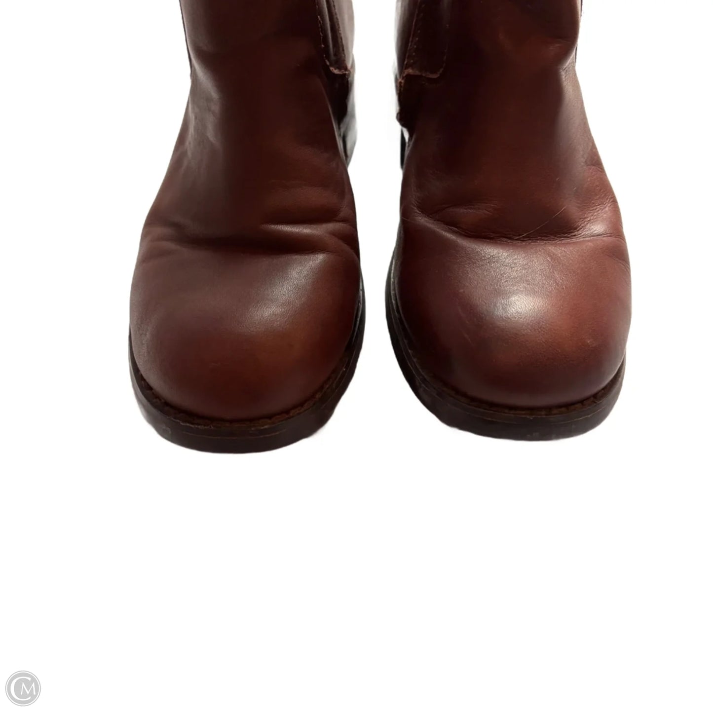 Boots Mid-calf Flats By Boden In Brown, Size: 7.5