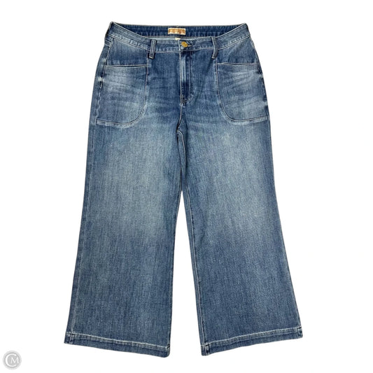 Jeans Boot Cut By Kut In Blue Denim, Size: 12p