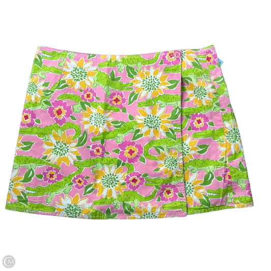 Skirt Designer By Lilly Pulitzer In Green & Pink, Size: S