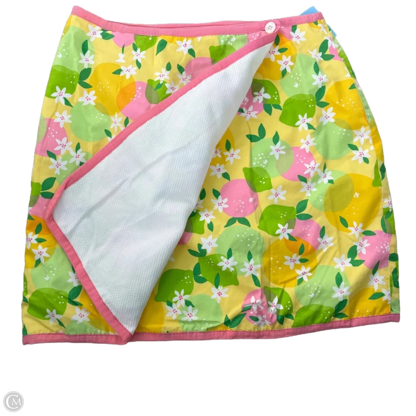 Skirt Designer By Lilly Pulitzer In Green & Yellow, Size: S