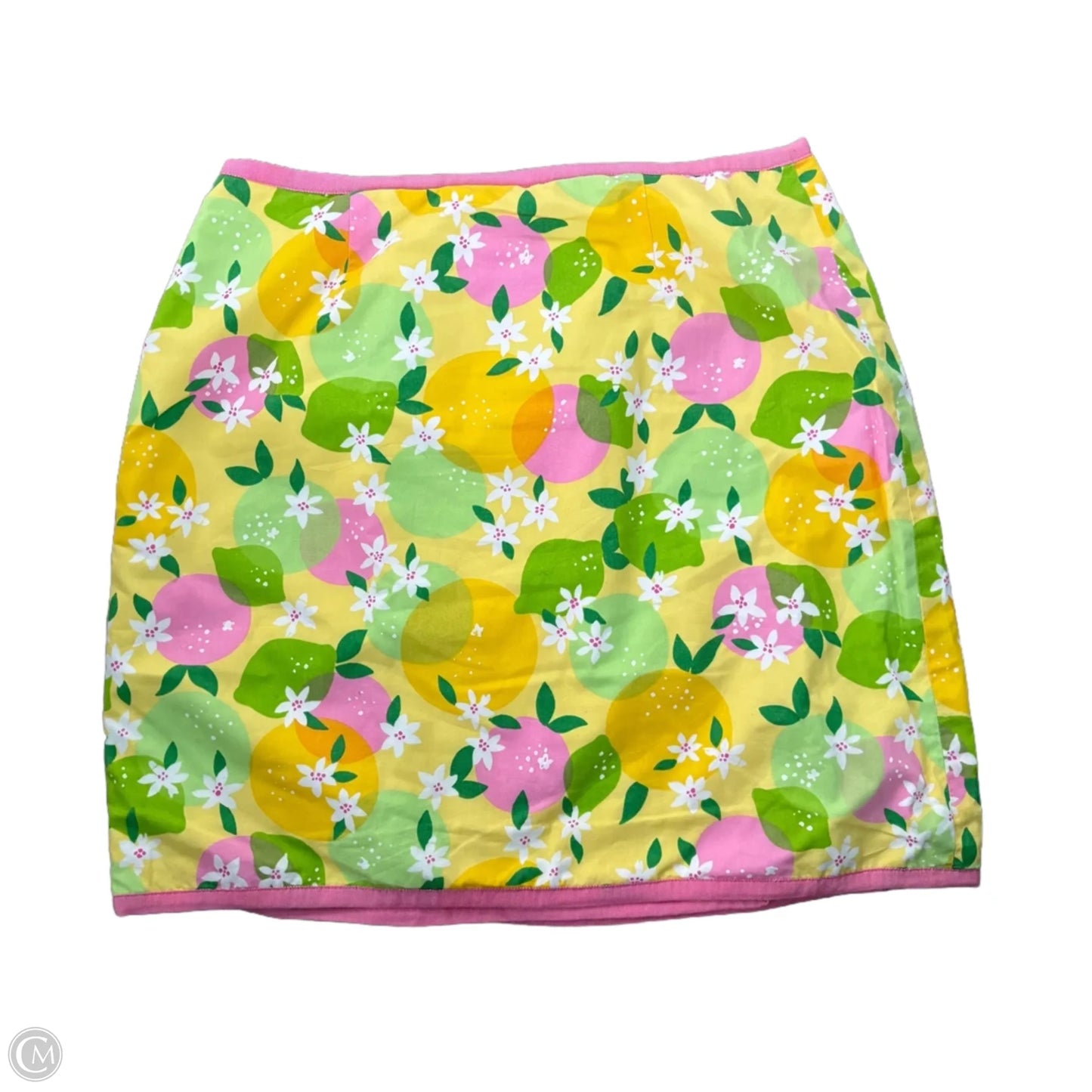 Skirt Designer By Lilly Pulitzer In Green & Yellow, Size: S