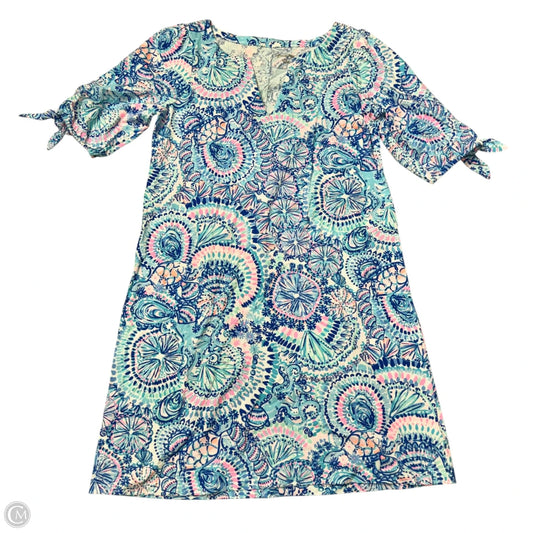 Dress Designer By Lilly Pulitzer In Blue & Pink, Size: L