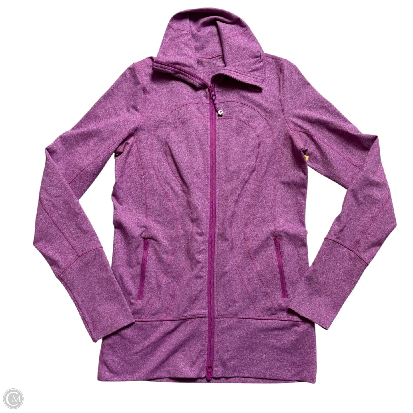 Athletic Jacket By Lululemon In Purple, Size: S